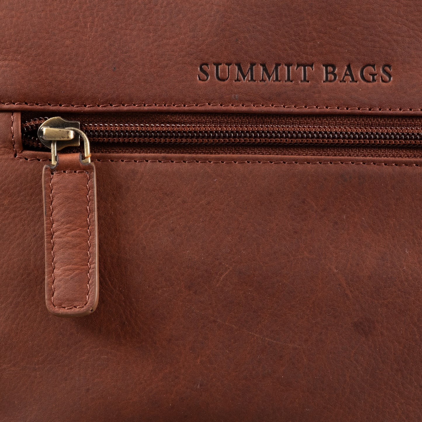 Safar Crossbody - Pebbled Dark Brown