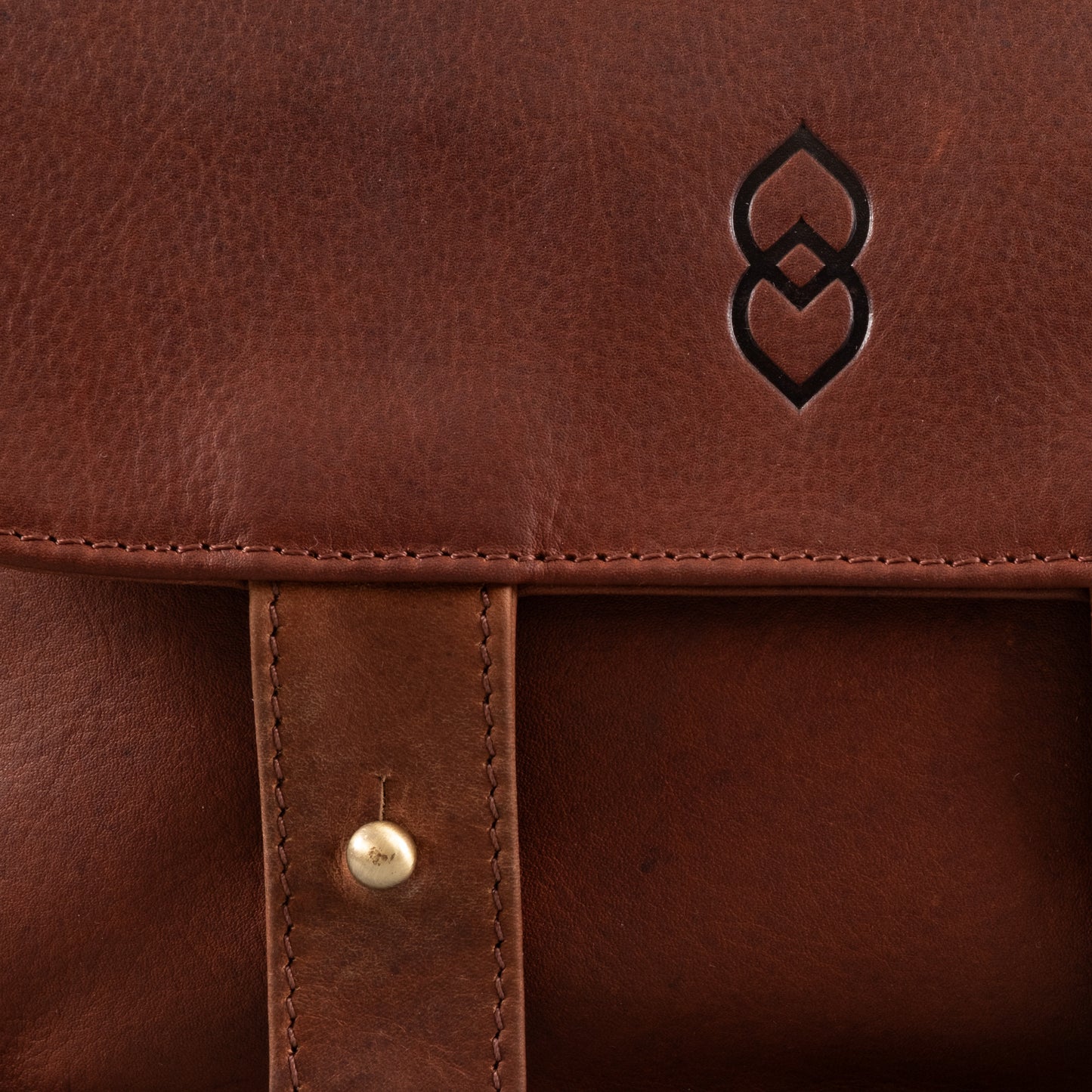 Safar Crossbody - Pebbled Dark Brown