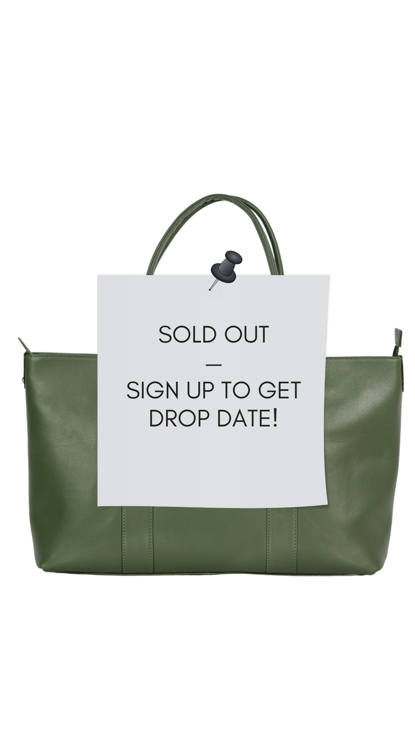 Classic Tote Bag - Olive Green